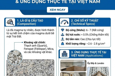 Đá hoa cương là gì? Phân loại – Ứng dụng – Báo giá mới nhất